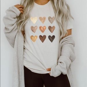 Graphic water color tee shirt